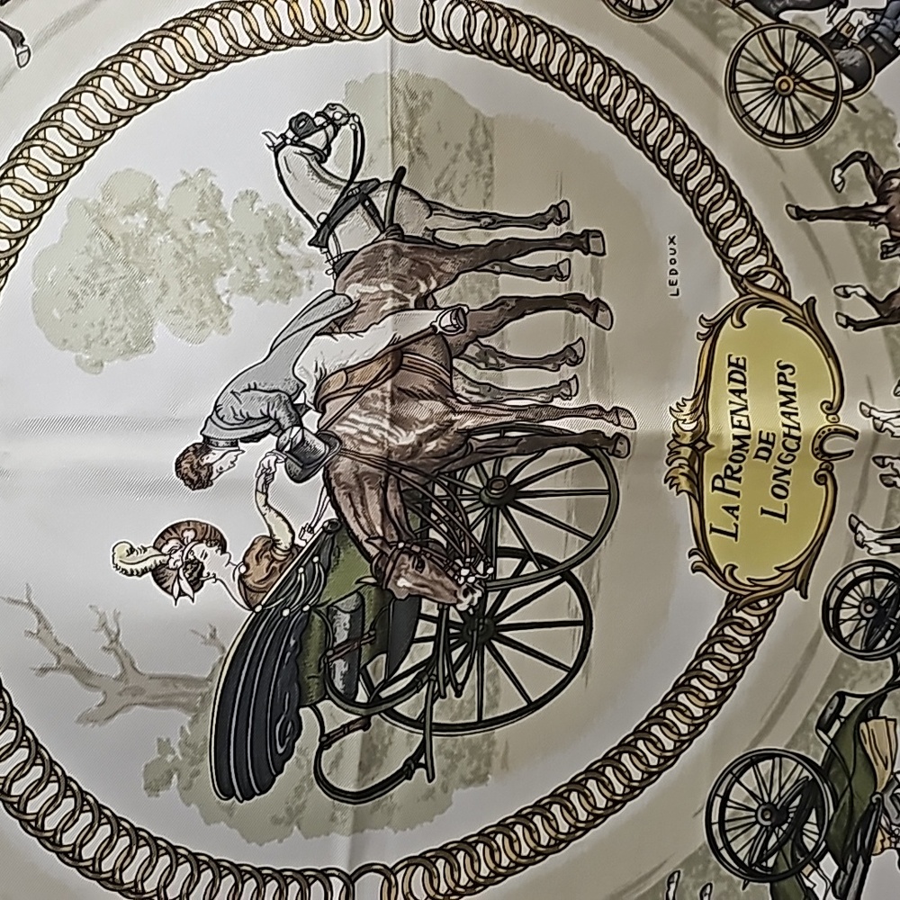 Hermès  ‘Promenade de Longchamps ‘prima edizione anno 1965 Scarf - Picture 4 of 4